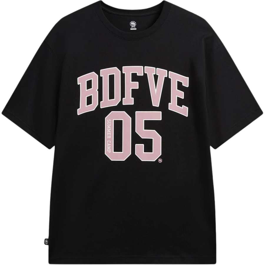 Li-Ning Li Ning BADFIVE T Shirts Men's Black Crew Neck Moderate Straight Fit