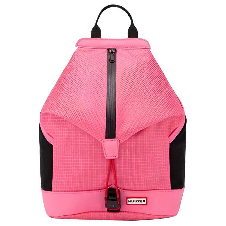 HUNTER Nylon Backpack Unisex Coral Powder