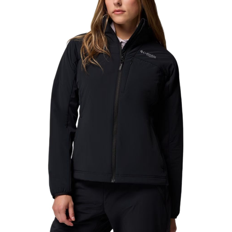 Columbia Jackets Women's Black/010 Stand Collar Moderate Other