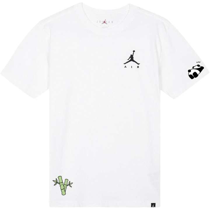 Jordan Jordan Air Jumpman T Shirts Unisex White Crew Neck Straight Fit