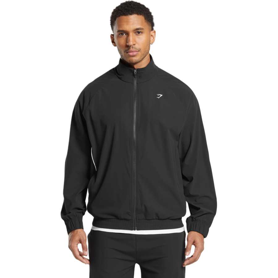 GYMSHARK Jackets Men's Stand Collar Moderate Other