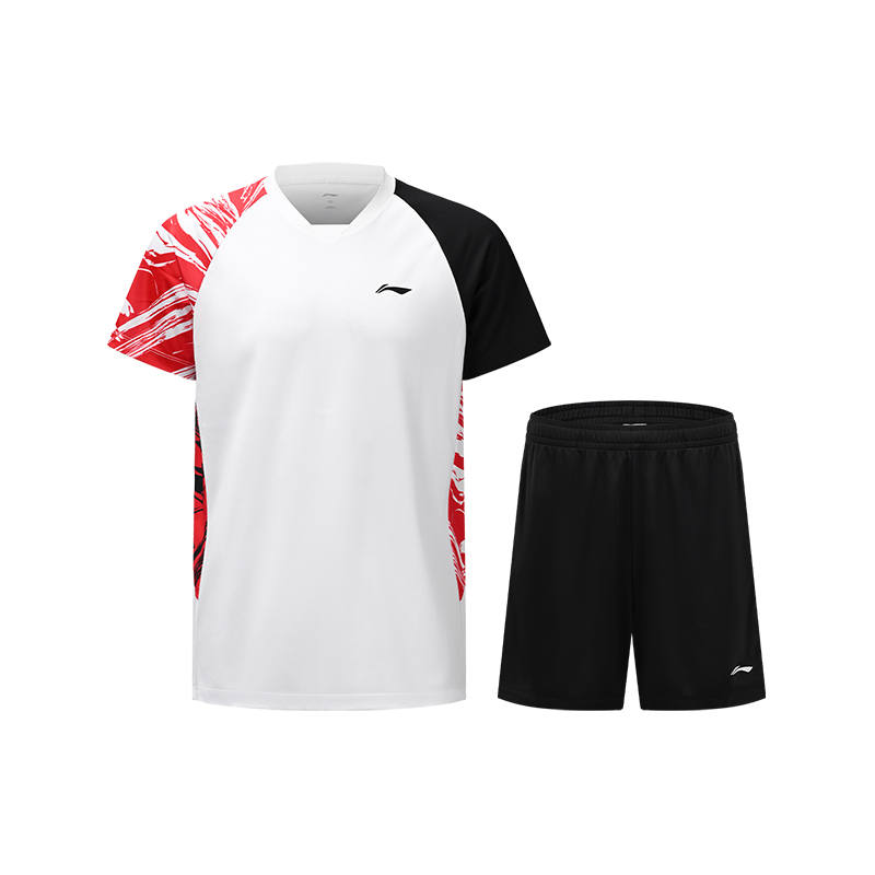 Li-Ning Li Ning Casual Sportswear Unisex V Neck Moderate