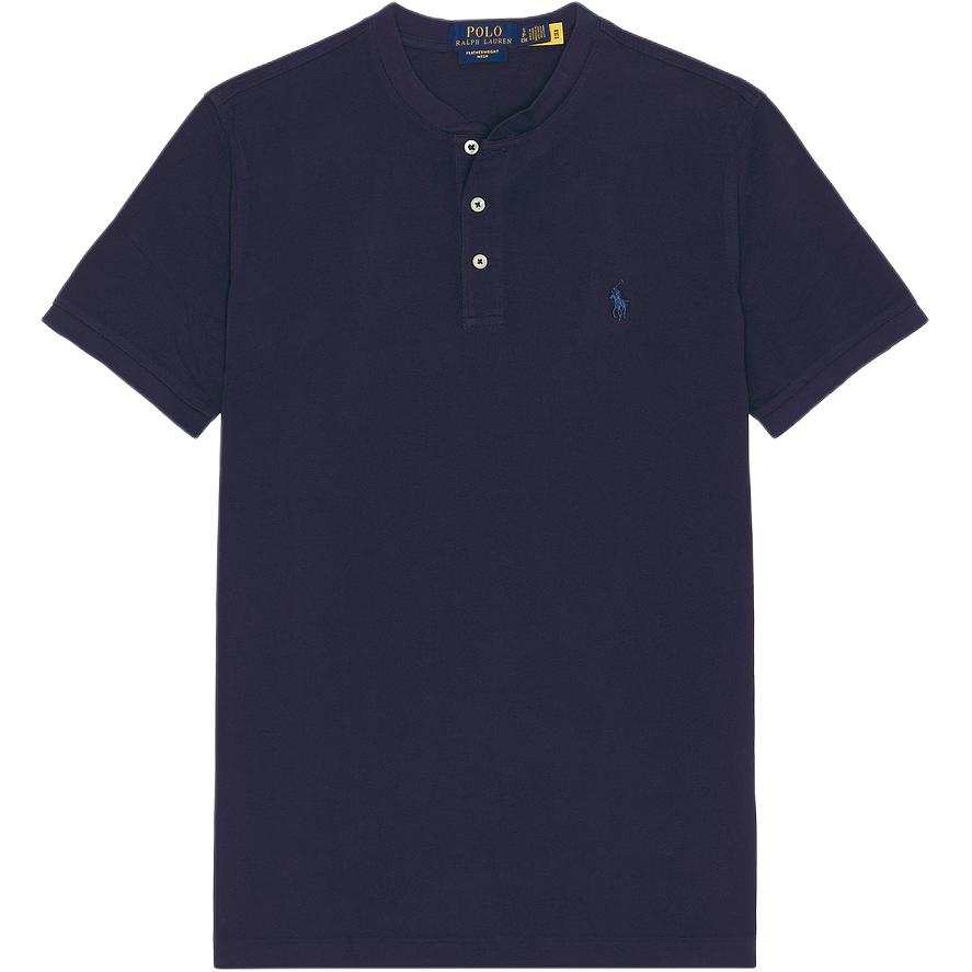 Polo Ralph Lauren T Shirts Men's Deep Cobalt Blue Crew Neck Thin Straight Fit