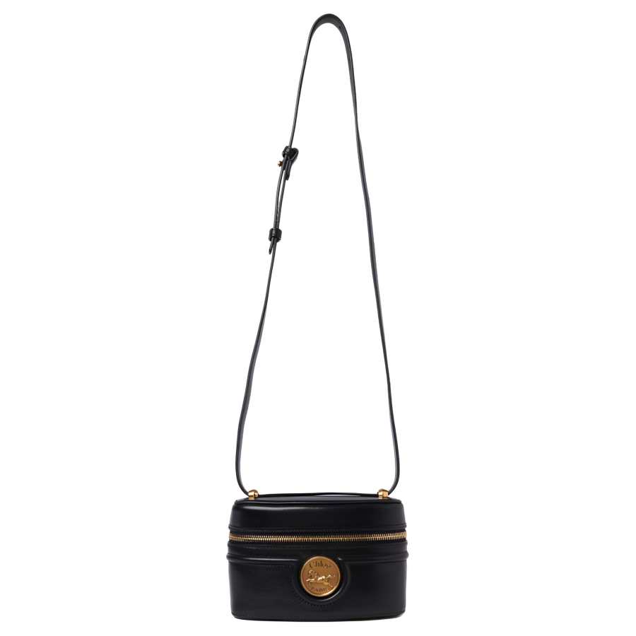Chloé Chloé Horse Medal Leather Shoulder Bag