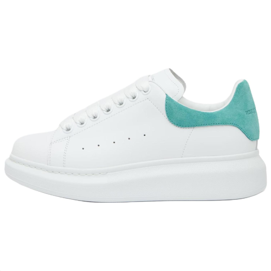 Alexander McQueen Oversized Sneaker Casual Shoes Men's Low Top White & Blue