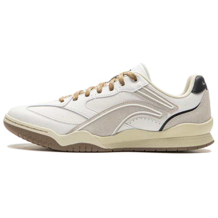 Li-Ning Li Ning Moon White Retro Skateboard Shoes Men's Low Top Mist White/Standard White