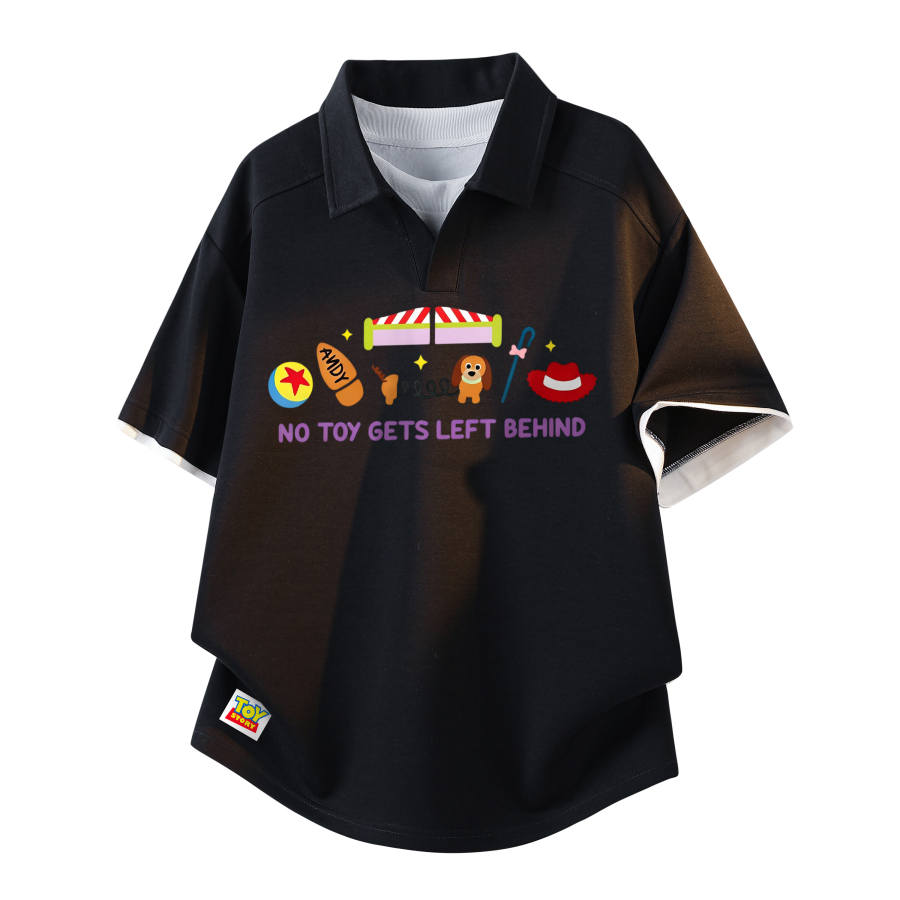 Disney Polo Shirts Unisex Polo Collar Moderate Straight Fit