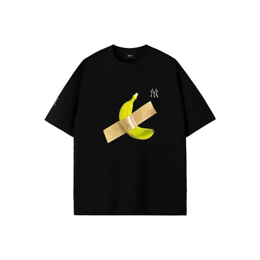 MLB MLB T Shirts Unisex Black Crew Neck Moderate