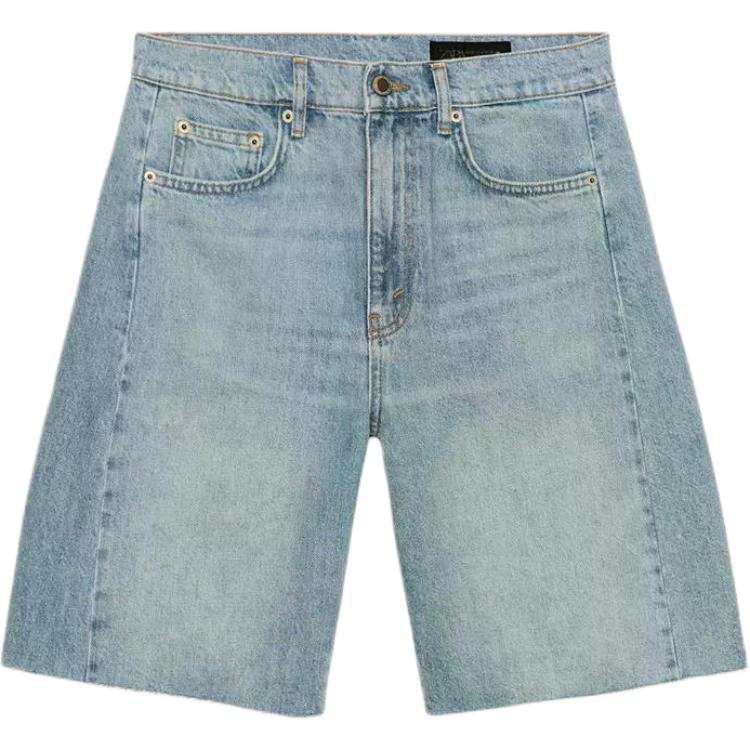 ZARA Casual Pants Women's Light Blue Moderate Straight Fit Pants