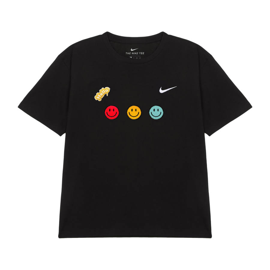 Nike Nike Sportswear T Shirts Unisex Happiness Signal Crew Neck Moderate Straight Fit