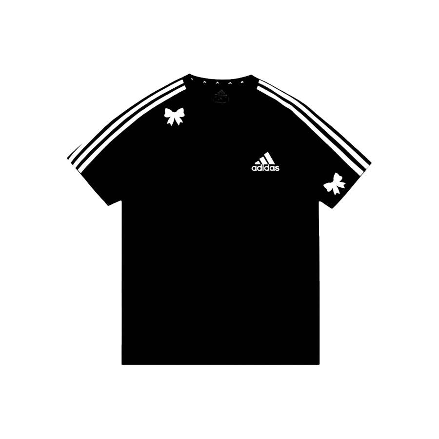 Adidas Adidas Football T Shirts Unisex Black Crew Neck Moderate