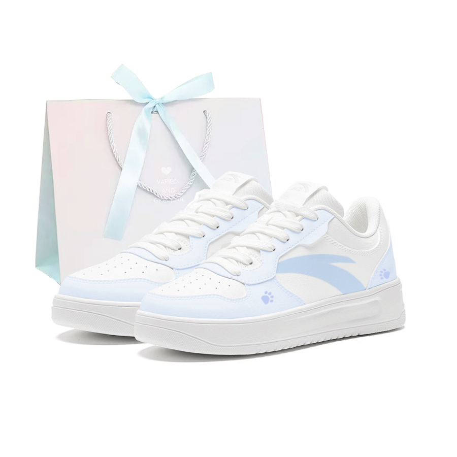 ANTA Easy Skateboard Shoes Women's Low Top White