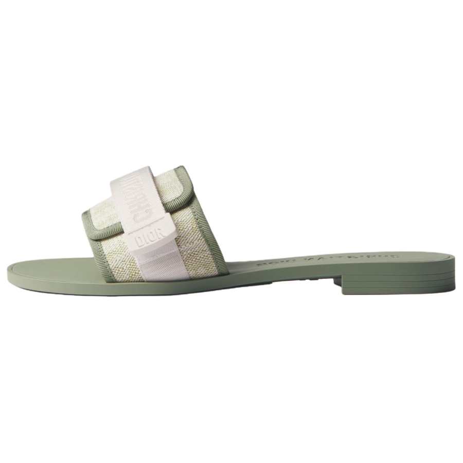 DIOR Dioriviera Slide Slippers Women's Green