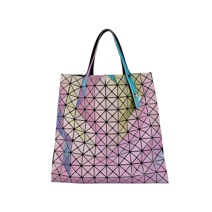 ISSEY MIYAKE Polyvinyl Chloride Resin Tote Handbag Women's Multicolor