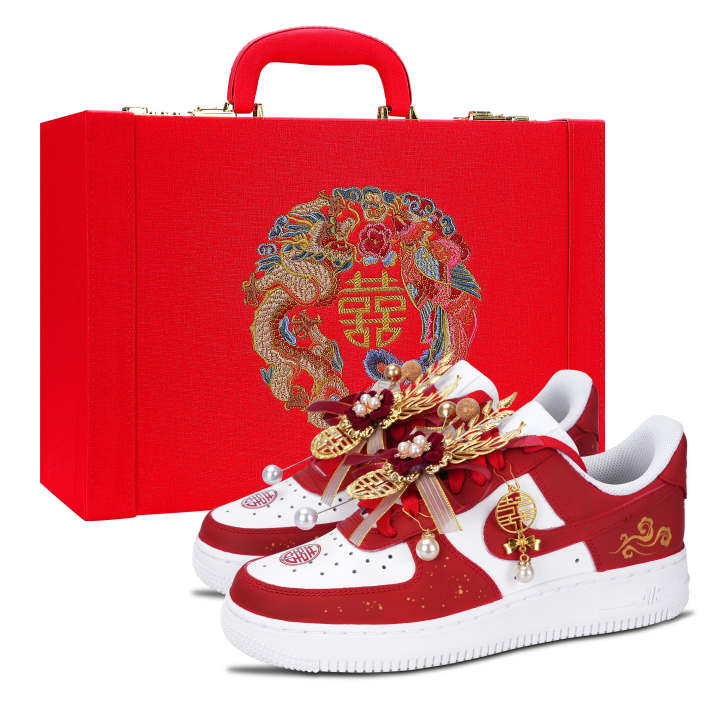 Nike Nike Air Force 1 Skateboard Shoes Women's Low Top White/Red