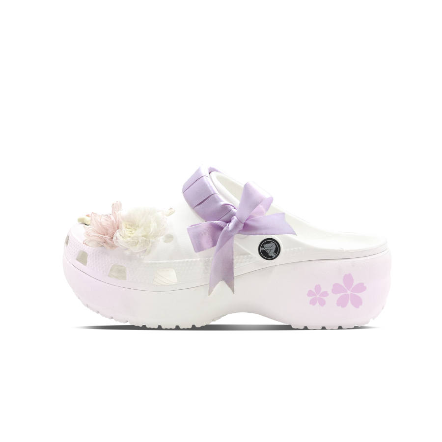 Crocs Crocs Classic Clog Flower Language EVA Clogs Unisex Taro Purple