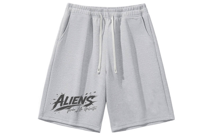 Disney Casual Shorts Unisex Thin Straight Fit Pants