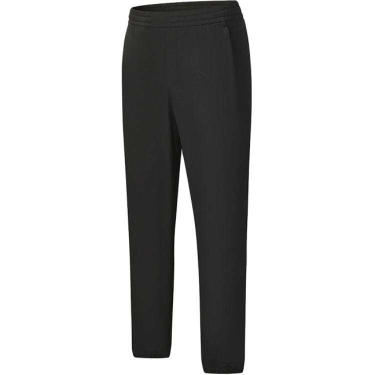 FILA Knitted Sweatpants Men's Pitch Black Moderate Cuffed Pants