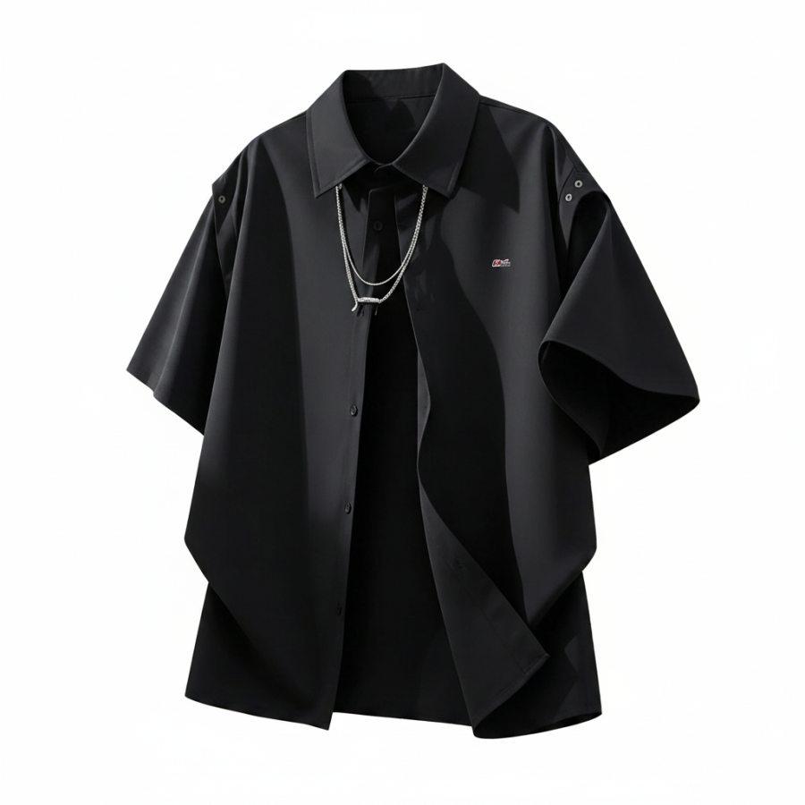 WARRIOR WARRIOR Polo Shirts Unisex Lapel Thin Straight Fit