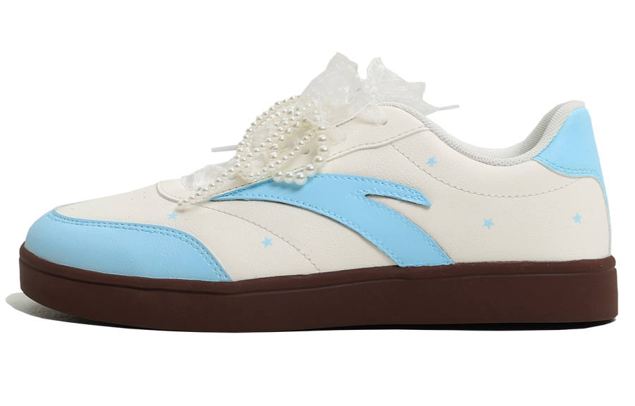 ANTA Active Skateboard Shoes Women's Low Top Blue