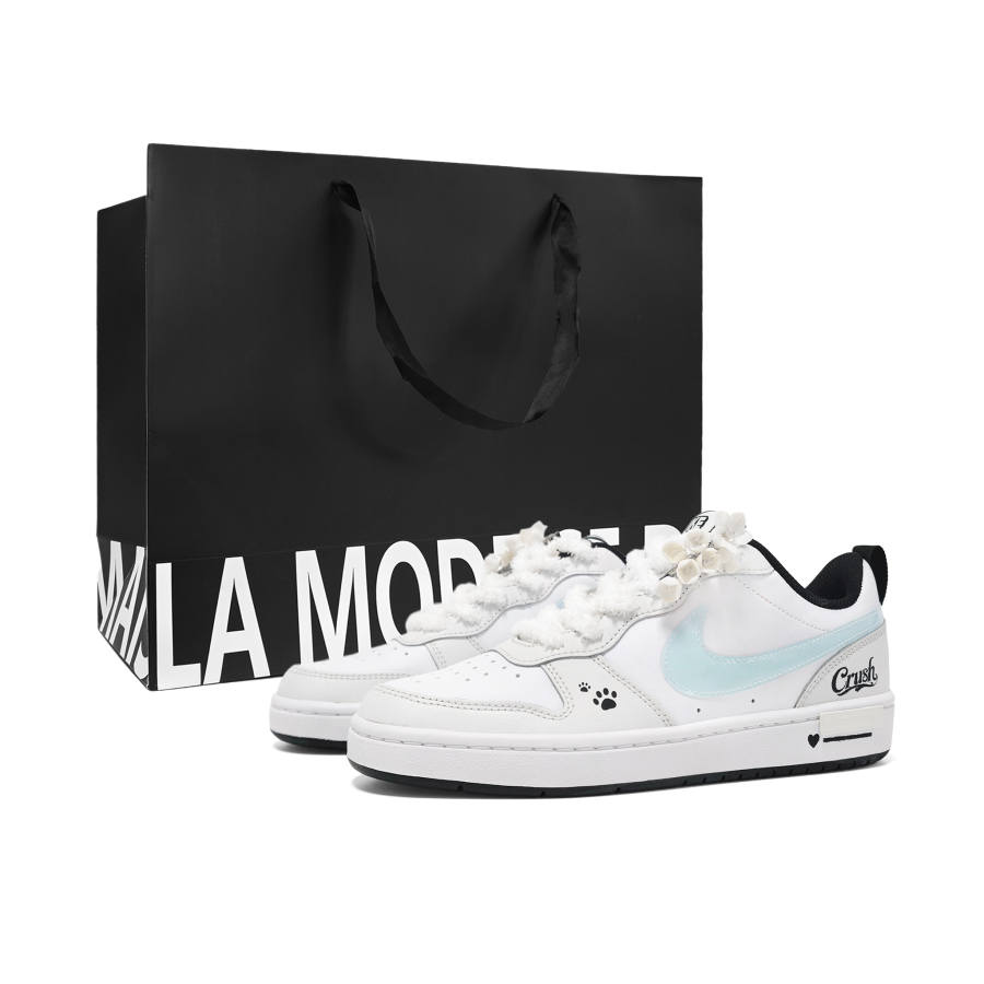 Nike Nike Court Borough Skateboard Shoes Unisex Low Top Blue