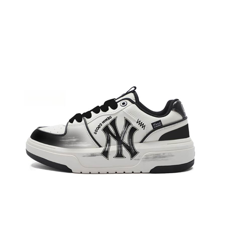MLB MLB Chunky Liner Skateboard Shoes Unisex Low Top Black White