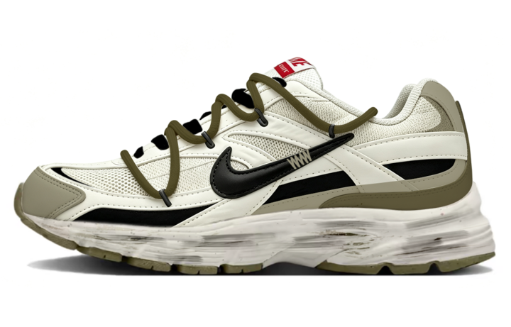 Nike Nike Initiator Running Shoes Men's Low Top Ecru & Olive Green & Black