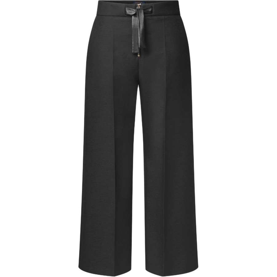 LOUIS VUITTON Casual Pants Women's Black Moderate Flared Pants