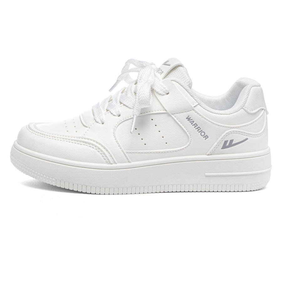 WARRIOR WARRIOR Skateboard Shoes Unisex Low Top Beige Gray
