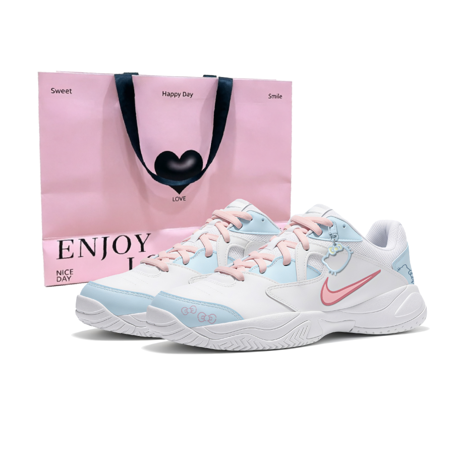 Nike Nike Court Lite 2 Tennis Shoes Women's Low Top White/Blue/Pink