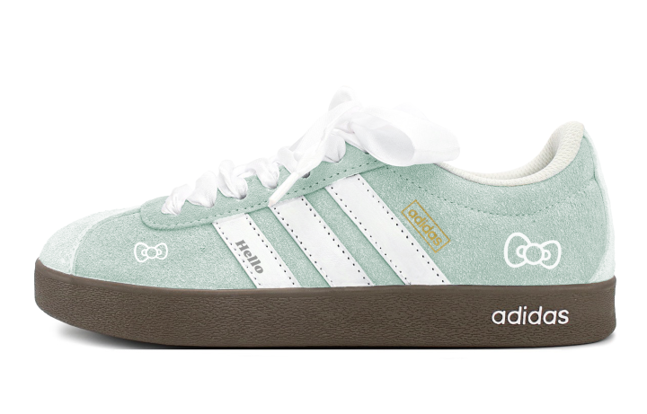 Adidas Adidas Vl Court Classic German Army Trainers Unisex Low Top Turquoise