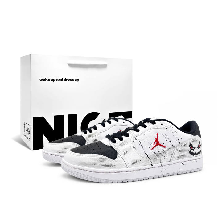 Jordan Jordan COURT CONNECT Skateboard Shoes Men's Low Top Black/White