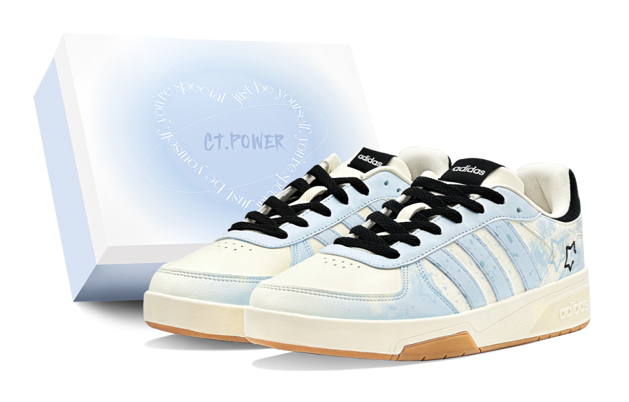 Adidas Adidas COURTBEAT Skateboard Shoes Unisex Low Top Blue/Black