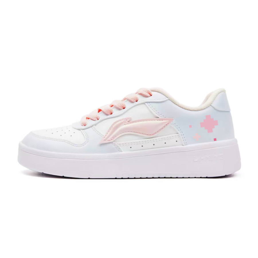 Li-Ning Li Ning Floating Boat Skateboard Shoes Women's Low Top Pink/Blue/White
