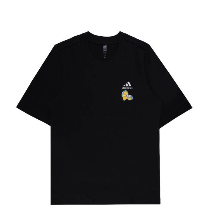 Adidas Adidas MUST HAVES T Shirts Unisex Black Crew Neck Moderate