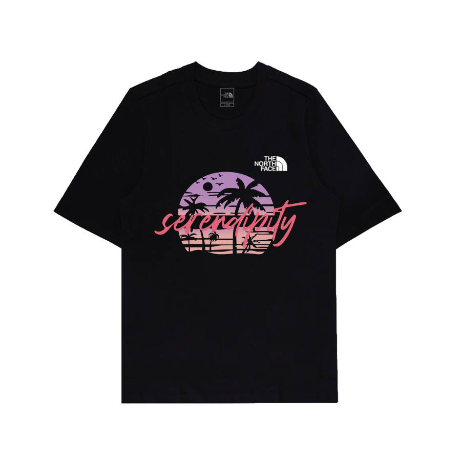 THE NORTH FACE T Shirts Unisex Effortless Black Crew Neck Moderate Straight Fit