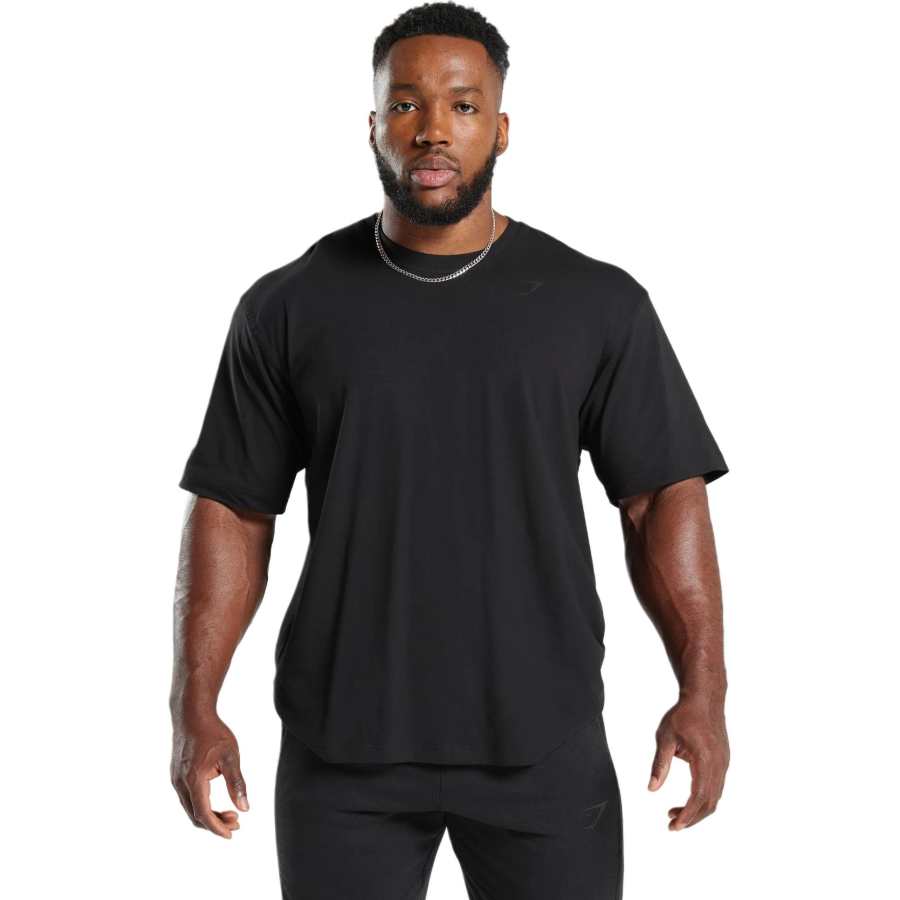 GYMSHARK T Shirts Men's Crew Neck Moderate
