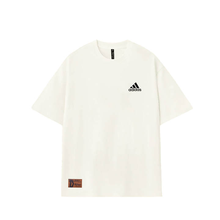 Adidas Adidas MUST HAVES T Shirts Unisex Ecru Crew Neck Thin