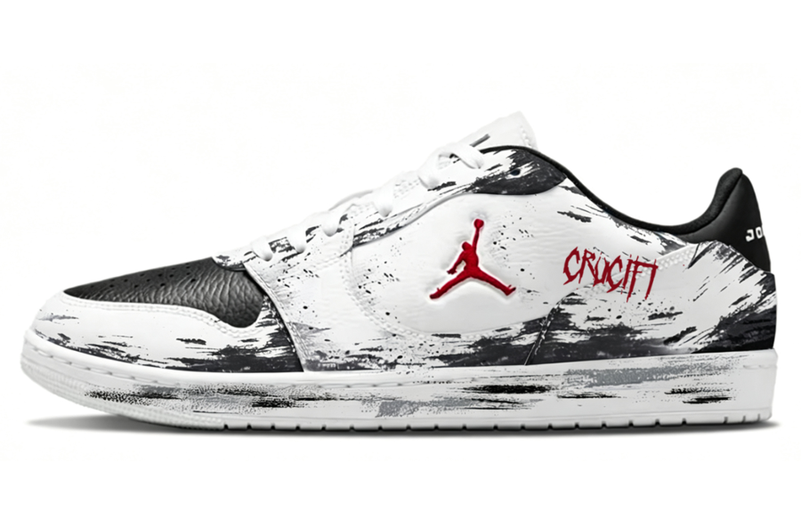 Jordan Jordan COURT CONNECT Skateboard Shoes Men's Low Top Black/Red