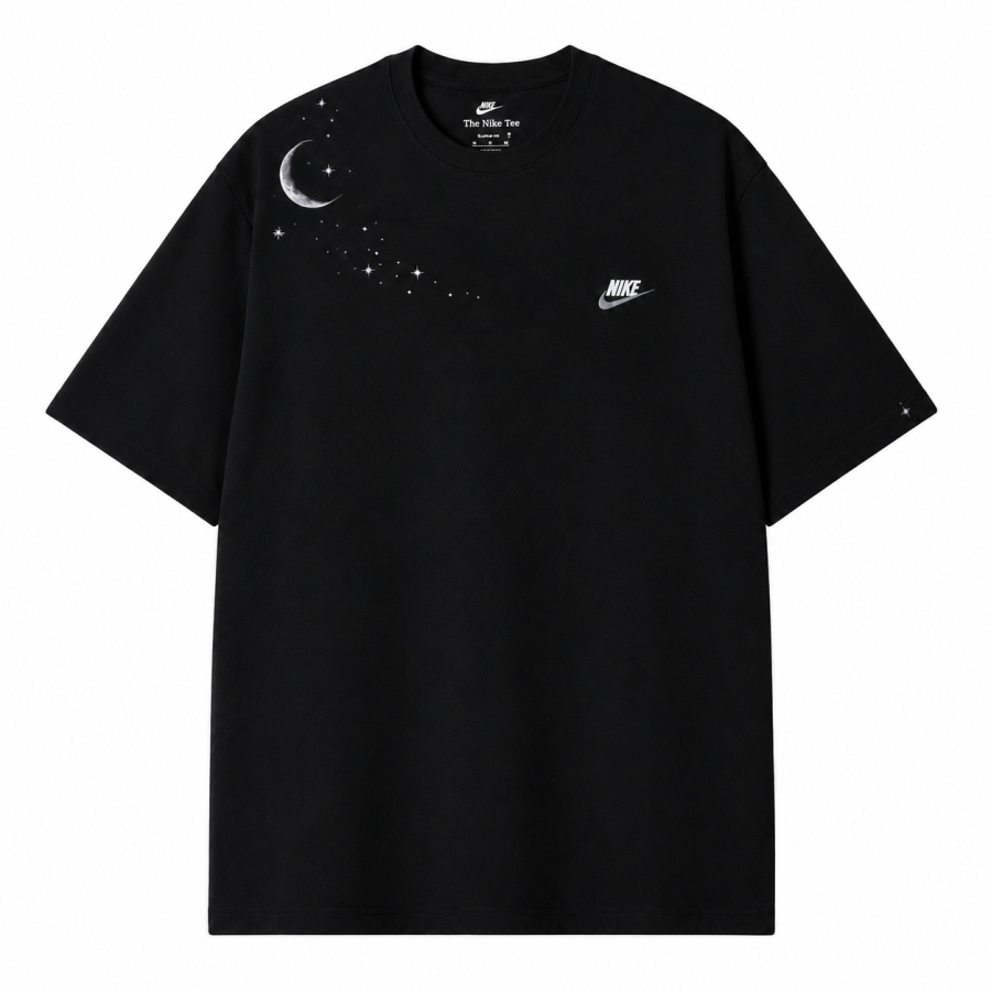 Nike Nike Sportswear Club T Shirts Unisex Black Crew Neck Moderate Straight Fit