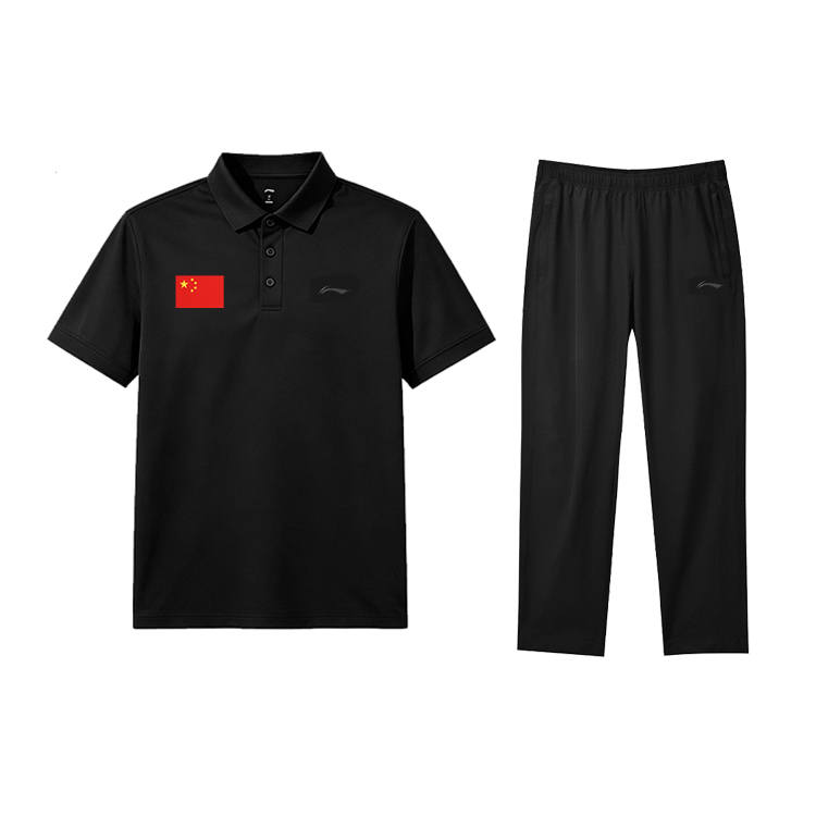 Li-Ning Li Ning Casual Sportswear Unisex Polo Collar Moderate