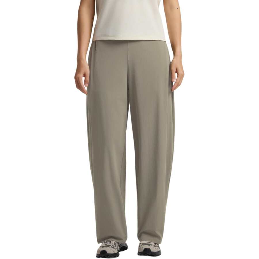 SALOMON Sports Pants Women's Smoky Olive Green Moderate Straight Fit Pants