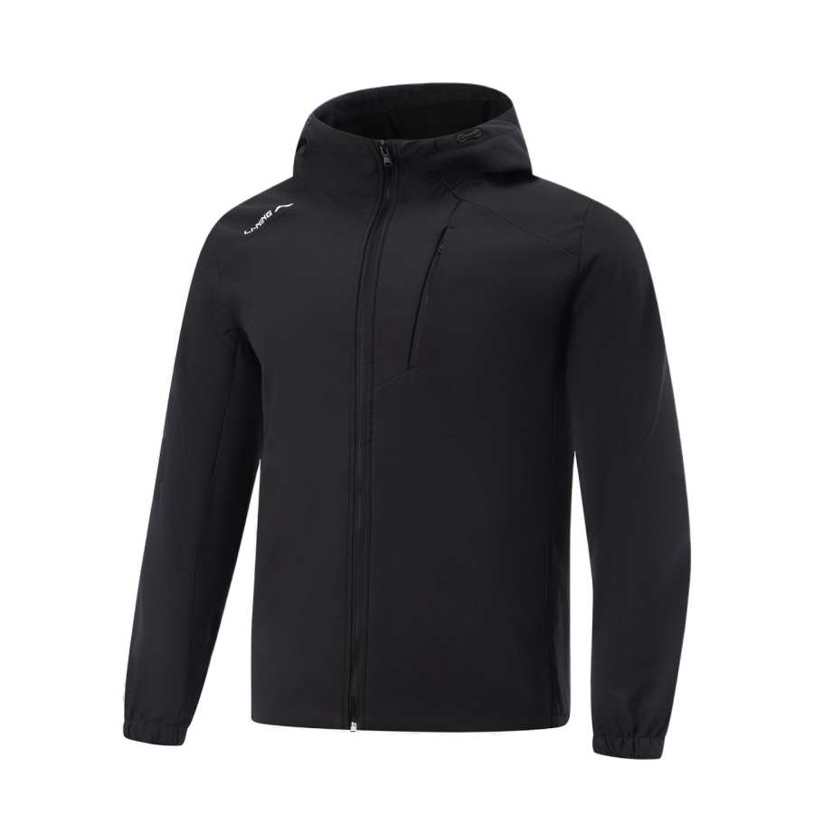 Li-Ning Li Ning Trench Coats Men's Black Moderate