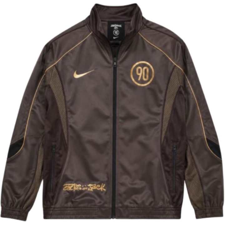 Nike Nike X Travis Scott Jackets Unisex Brown Stand Collar Moderate Other
