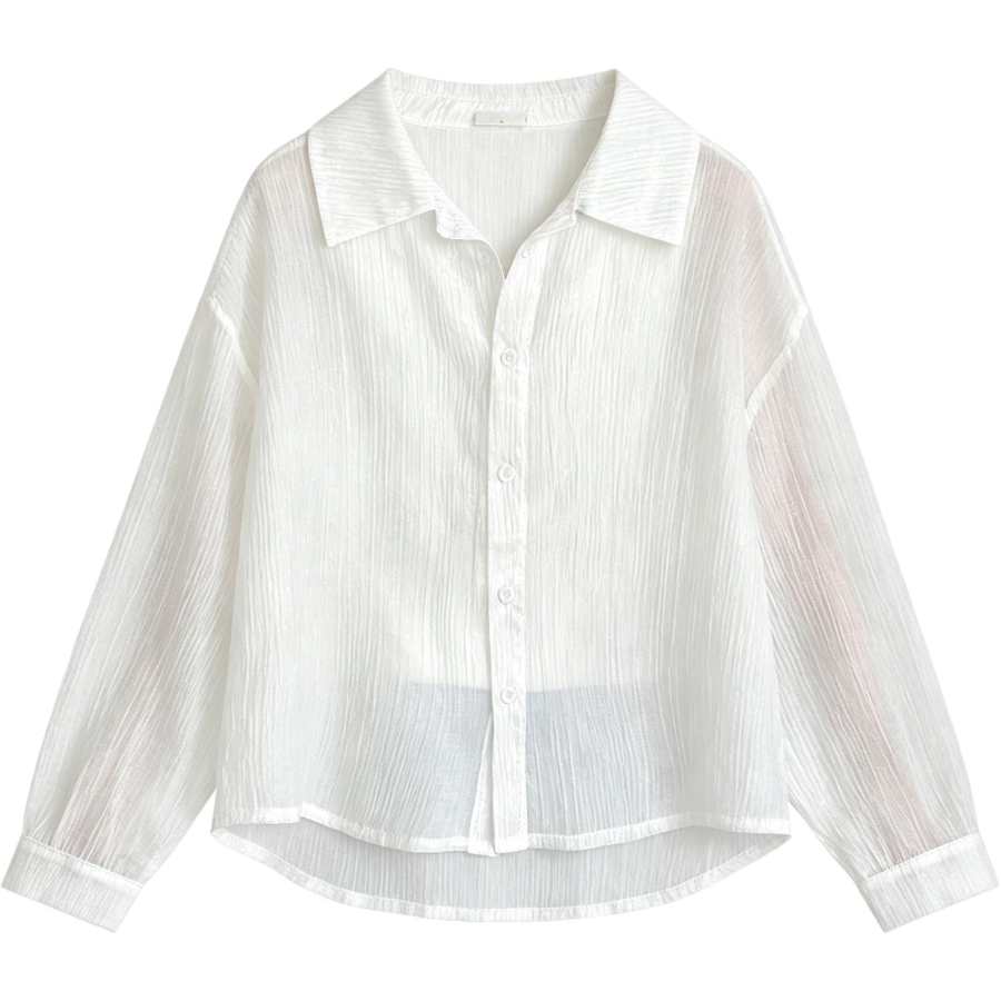 Disney Kids Casual Shirts Lapel Thin Non Stretch
