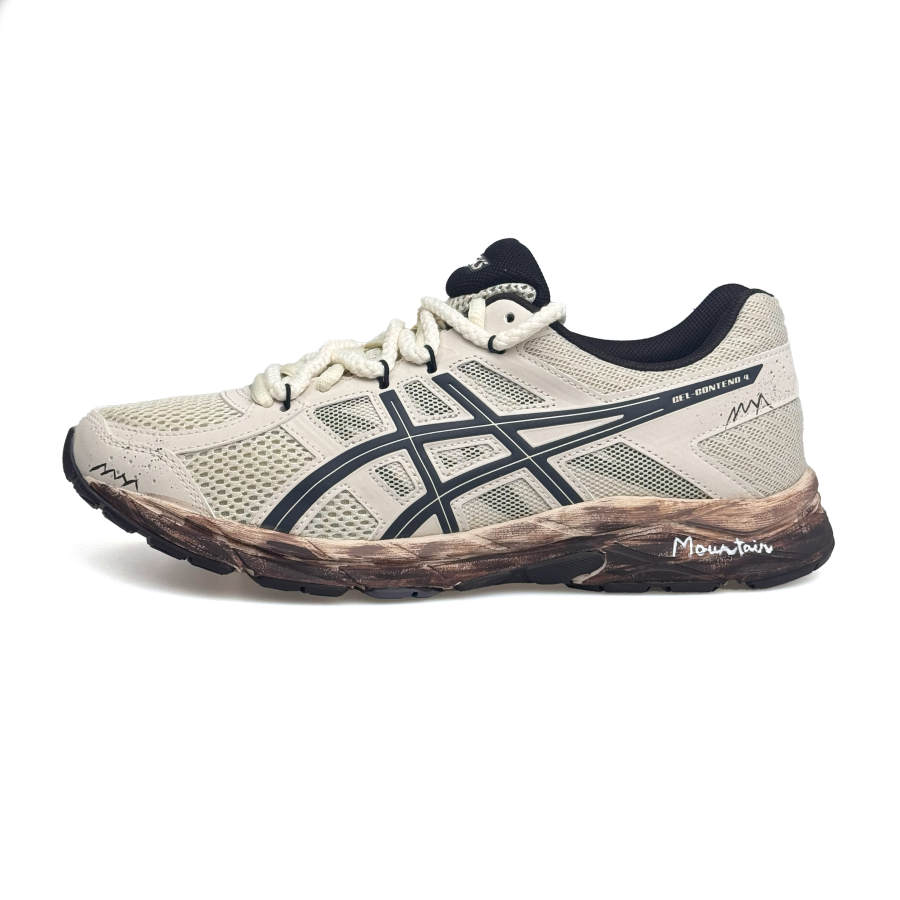 ASICS Gel Contend 4 Running Shoes Unisex Low Top Red Brown