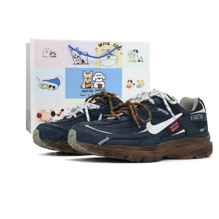 Nike Nike Initiator Running Shoes Unisex Low Top Black, White, Gray