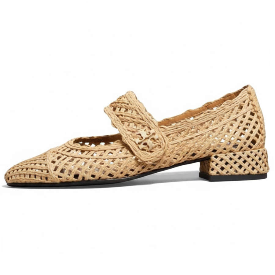 TORY BURCH Mary Jane Shoes Women's Natural Original