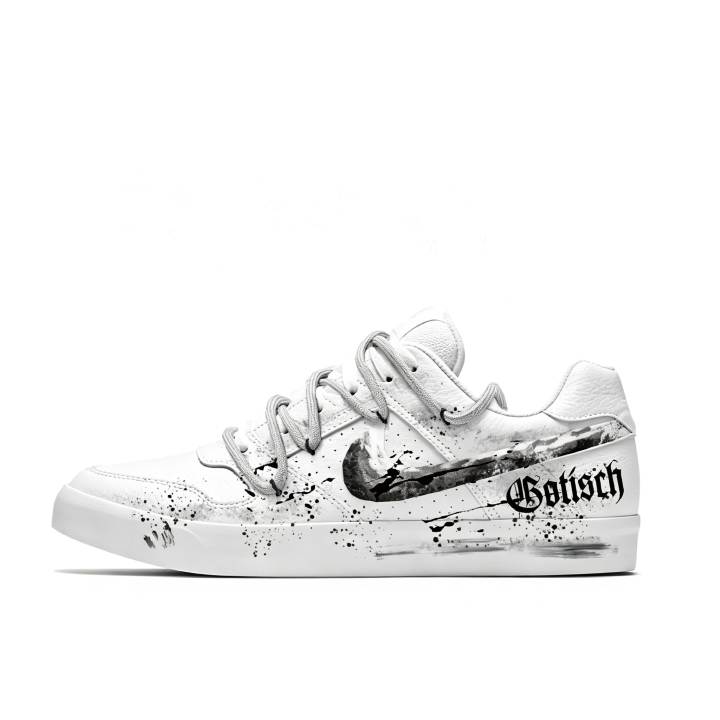 Nike Nike SB Delta Skateboard Shoes Unisex Low Top White/Blue
