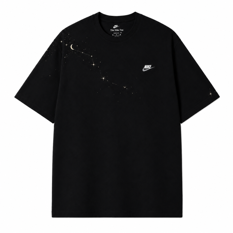 Nike Nike Sportswear Club T Shirts Unisex Black Crew Neck Moderate Straight Fit